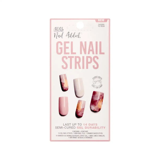Nail Addict Gel Nail Strips - Cheers to Rosé