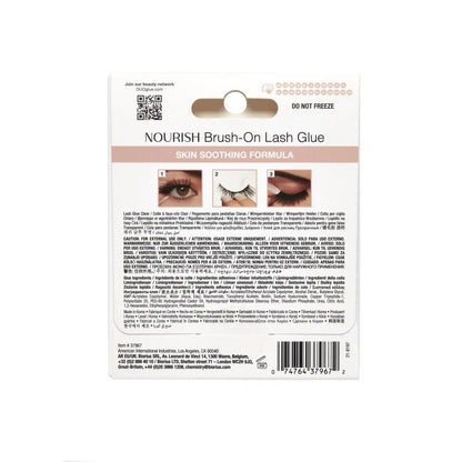 DUO Nourish Brush-On Lash Glue, Clear
