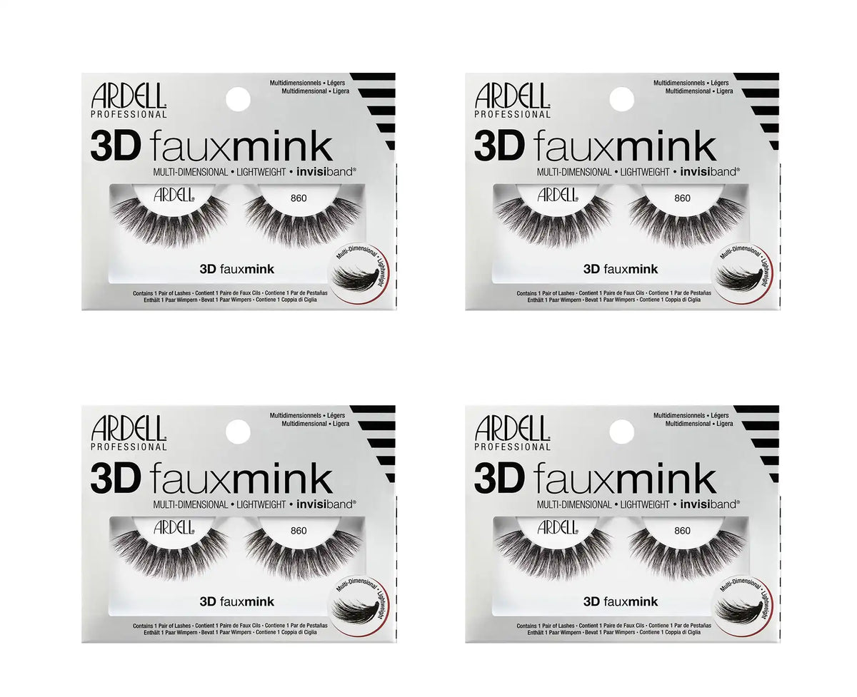 3D Faux Mink 860, 4-Pack