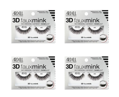 3D Faux Mink 860, 4-Pack