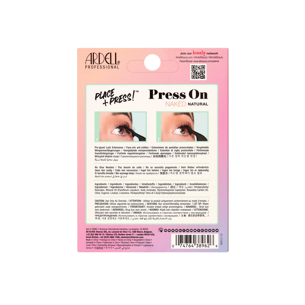 Press On Naked Natural, 60-Count