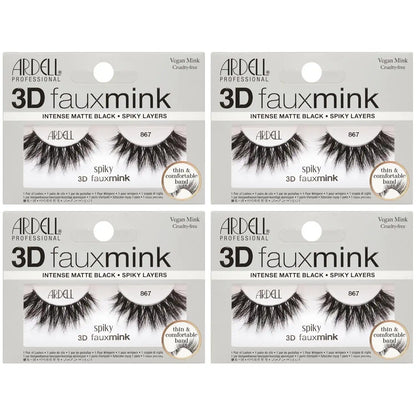 3D Fauxmink Spiky 867, 4-Pack