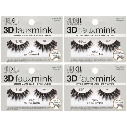 3D Fauxmink Spiky 867, 4-Pack