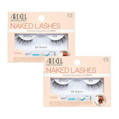 Naked Lash 3/4 Length 434 With Duo 1 Gram Glue, 2-Pack