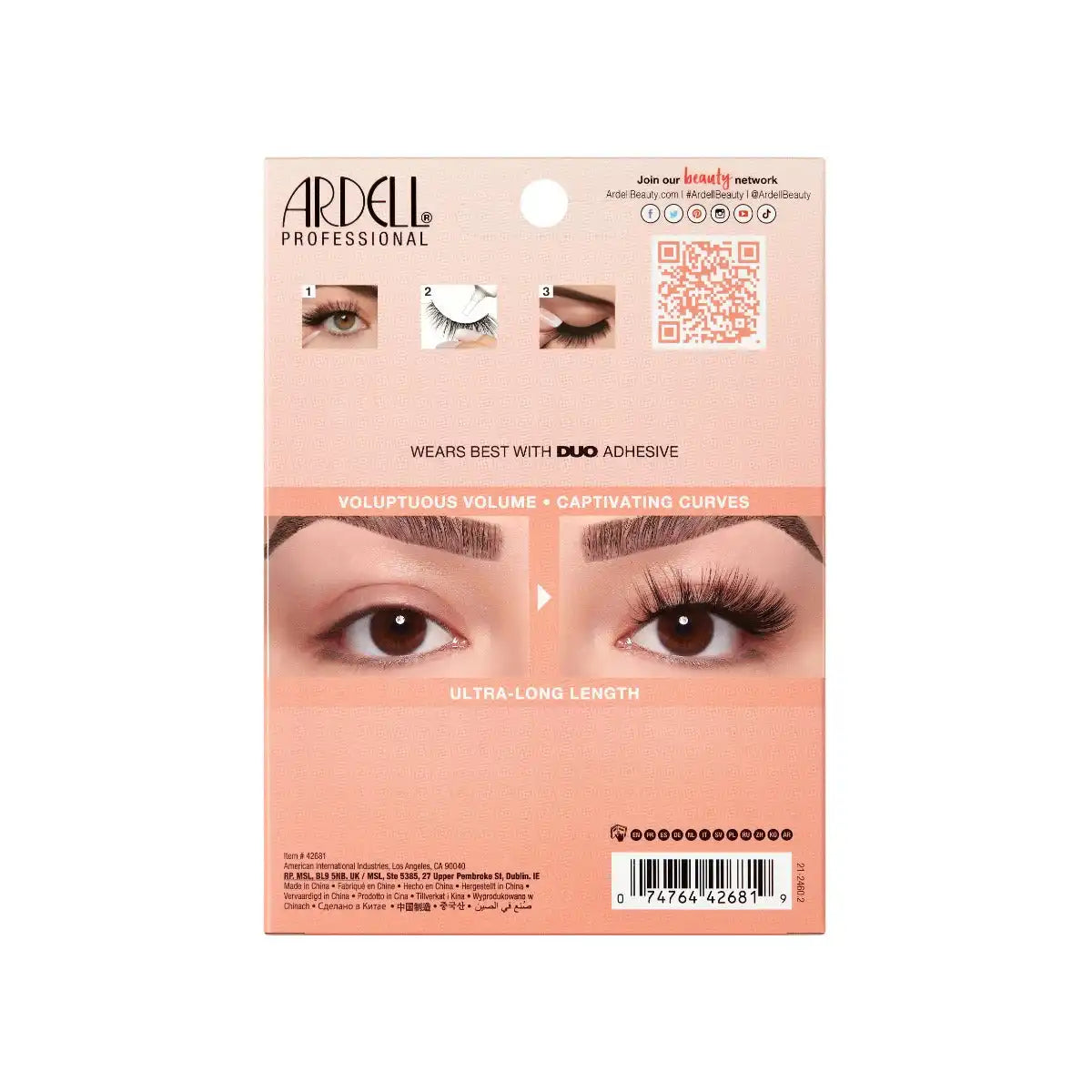 Big Beautiful Lashes, Like4likes, 4-Pairs