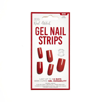 Nail Addict Gel Nail Strips - Pure Paprika