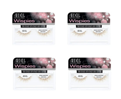 Demi Wispies - Brown, 4-Pack
