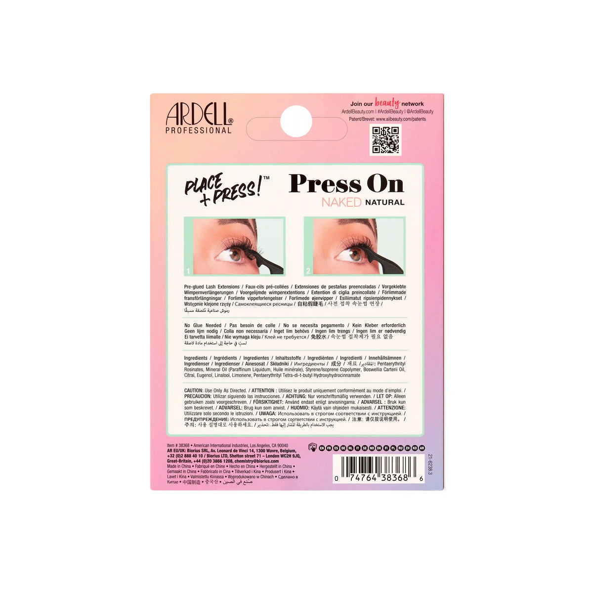 Press On Naked Natural, 100-Count