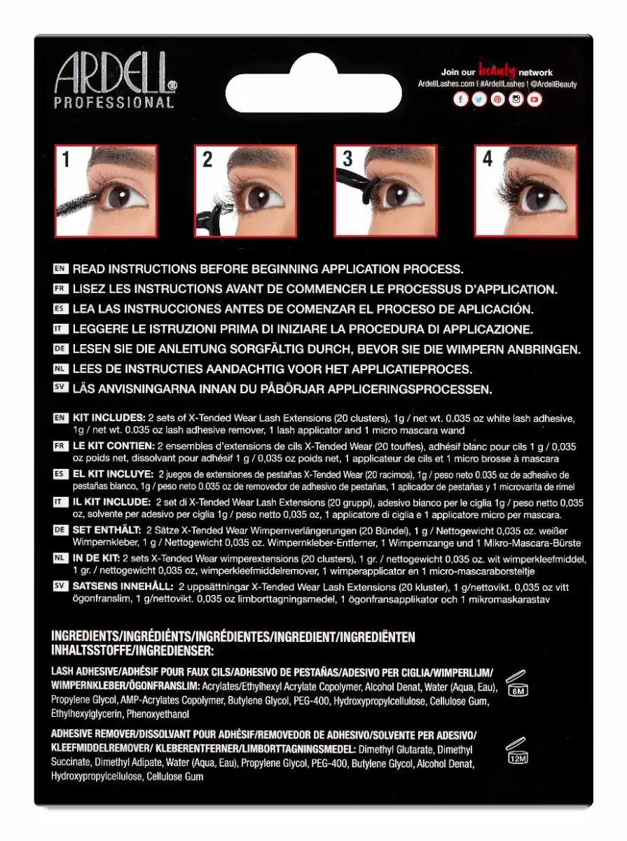 X-Tended Wear Lash System Kit, Lash 110