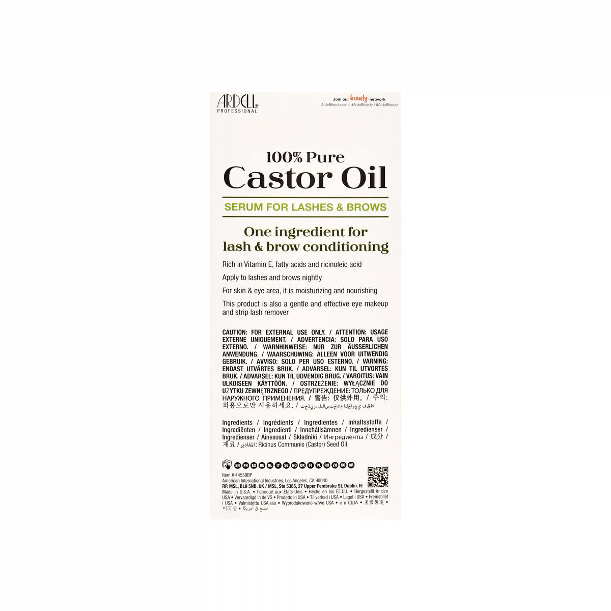 100% Pure Castor Oil Serum – 2 Pc