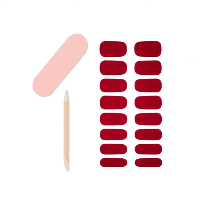 Nail Addict Gel Nail Strips - Pure Paprika