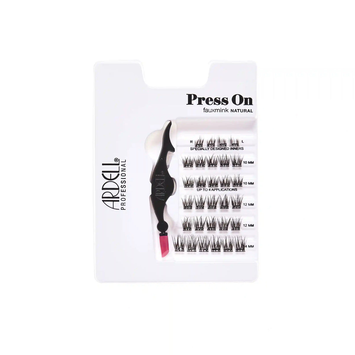 Press On Fauxmink Natural 30 ct + Applicator