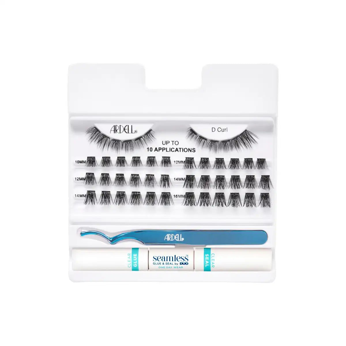 Seamless Underlash Extensions Faux Mink D Curl, 48-Count