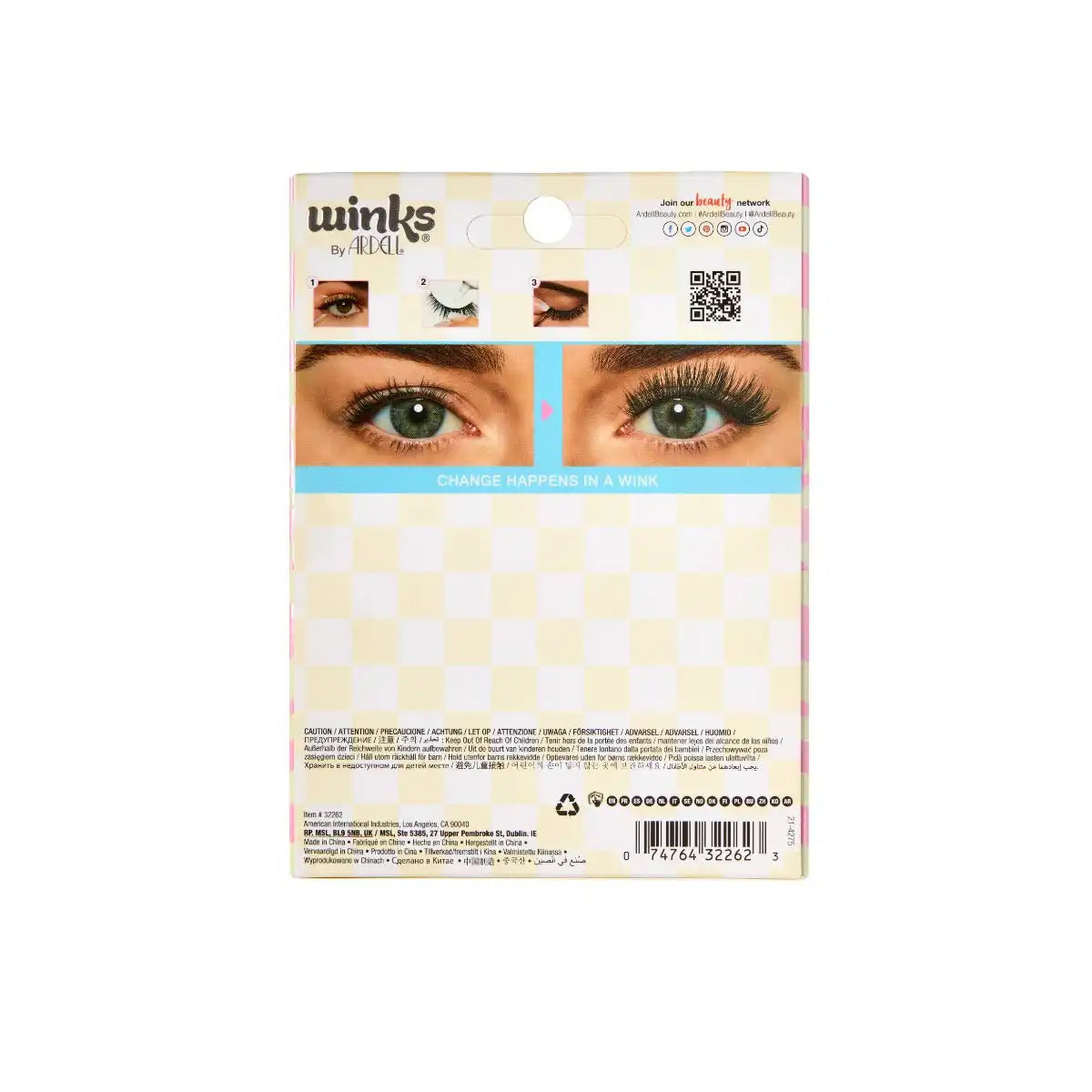 Winks Be Yourself Vibez, 4-Pairs