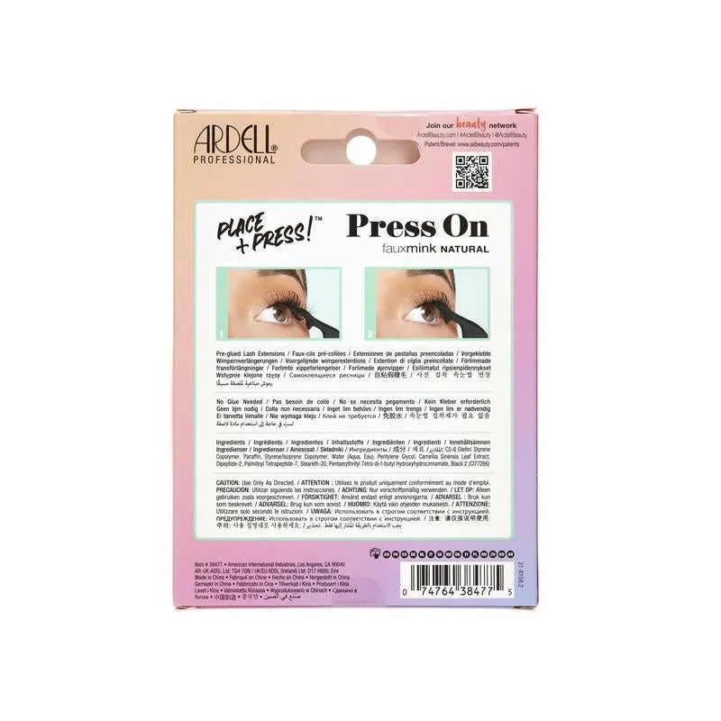 Press On Faux Mink Lashes, 30-Count