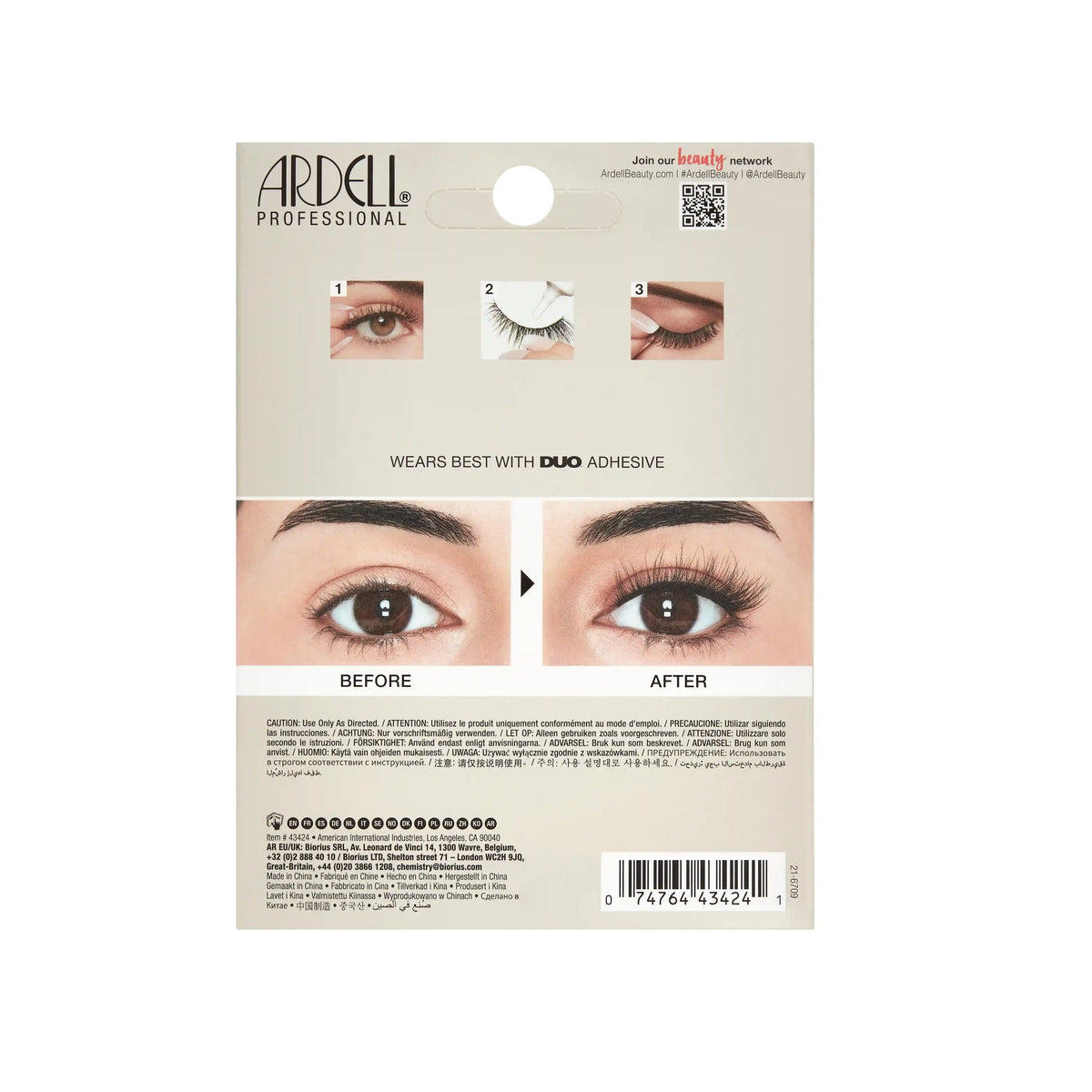 Fauxmink Flutter 821, 4-Pairs