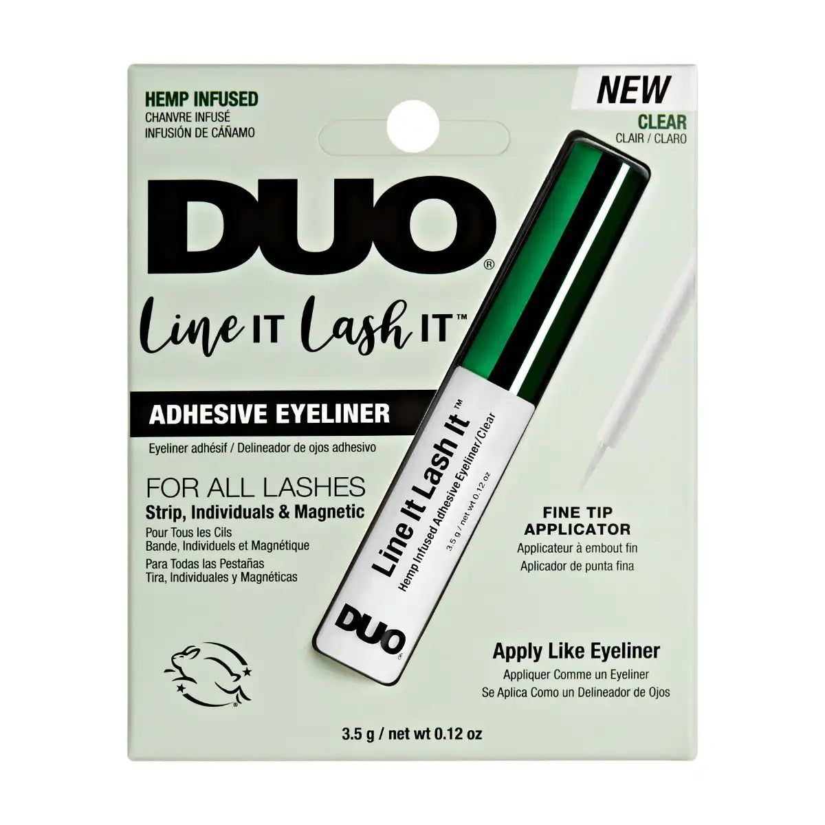 DUO Line It Lash It, Hemp Infused, Clear