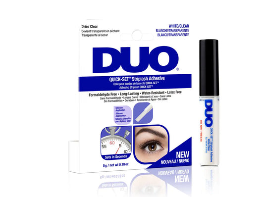 DUO Quick-Set Striplash Adhesive, Clear