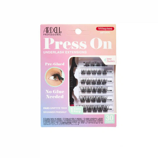 Press On Wispies Natural 30 ct + Applicator