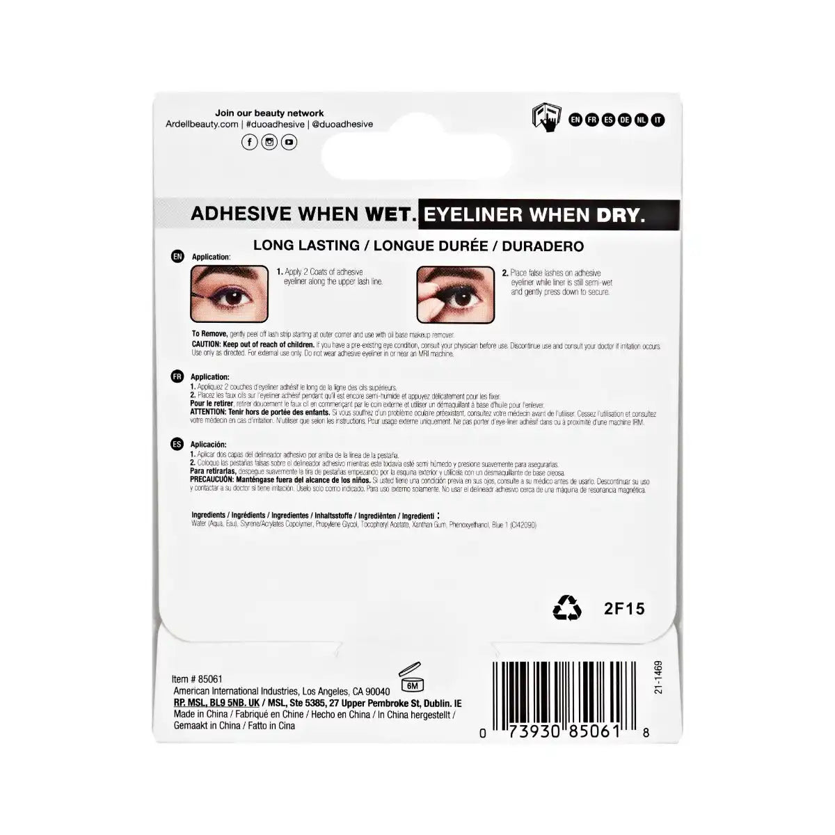 DUO Line It Lash It, Metallic Purple