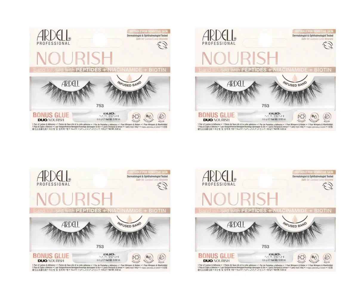 Nourish Lashes 753, 4-Pack