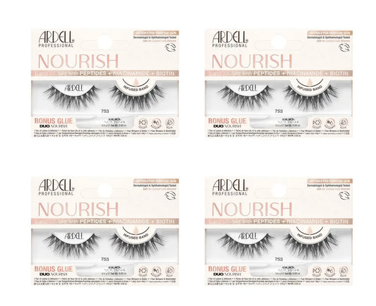 Nourish Lashes 753, 4-Pack