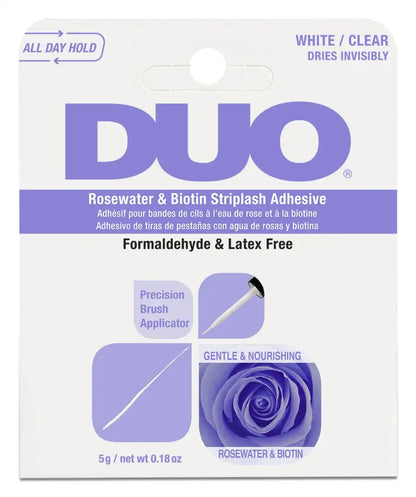 DUO Rosewater & Biotin Striplash Adhesive, Clear