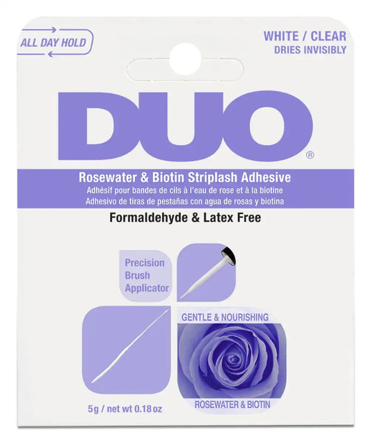 DUO Rosewater & Biotin Striplash Adhesive, Clear