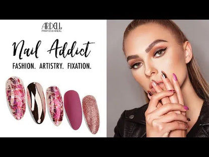 Nail Addict Premium Artificial Nail Set, Red Cateye