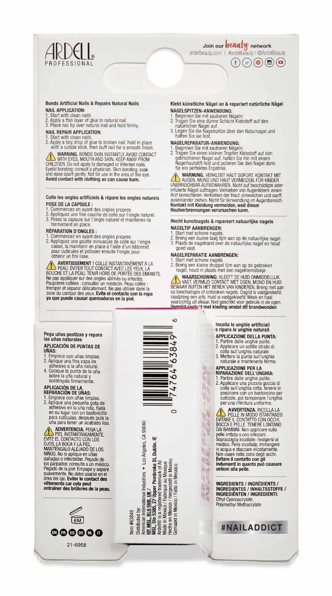 Brush-On Nail Glue