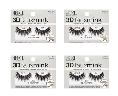 3D Fauxmink Spiky 869, 4-Pack