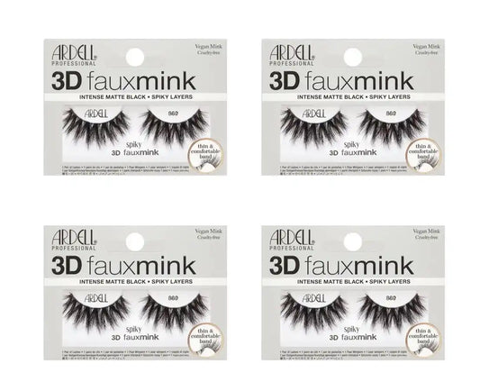 3D Fauxmink Spiky 869, 4-Pack