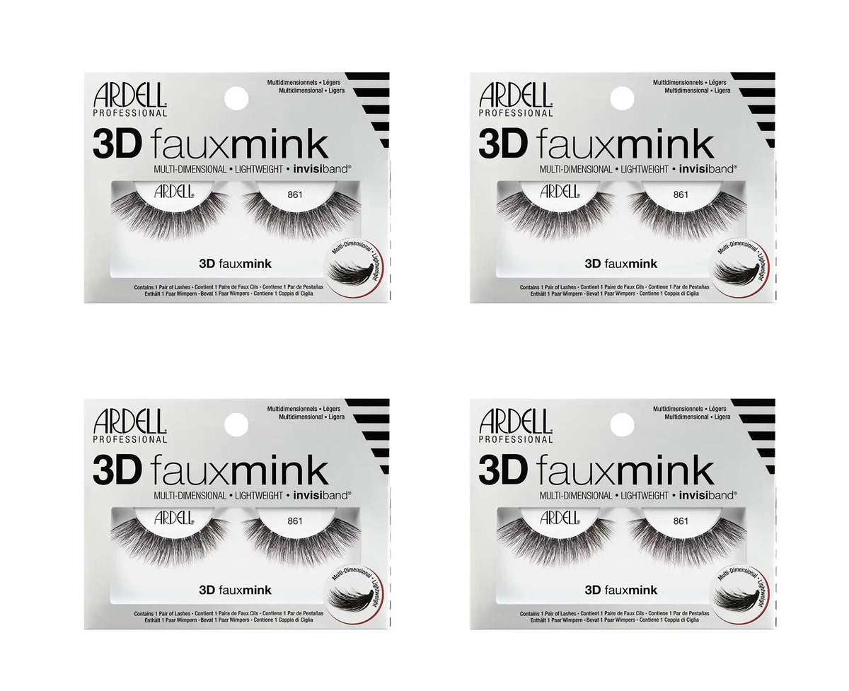 3D Faux Mink 861, 4-Pack