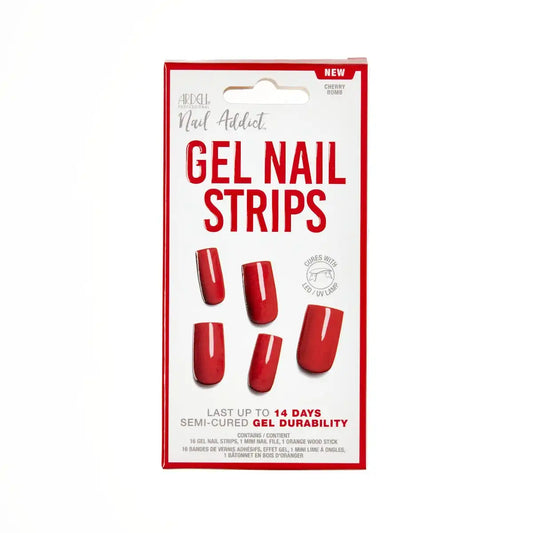 Nail Addict Gel Nail Strips - Cherry Bomb