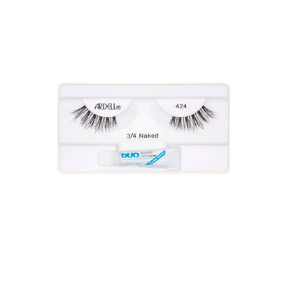 Naked Lash 3/4 Length 424 With Duo 1 Gram Glue, 2-Pack