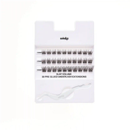 Winks Press On 30 pc Volume +  Applicator