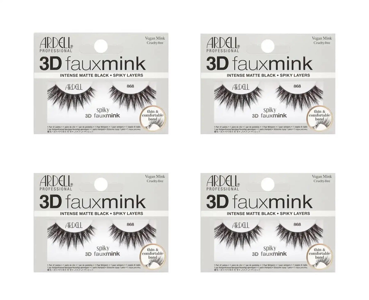 3D Fauxmink Spiky 868, 4-Pack