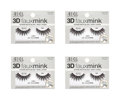 3D Fauxmink Spiky 868, 4-Pack