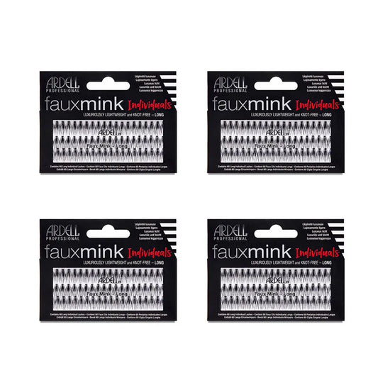Faux Mink Individuals, Long, 60-Count, 4-Pack