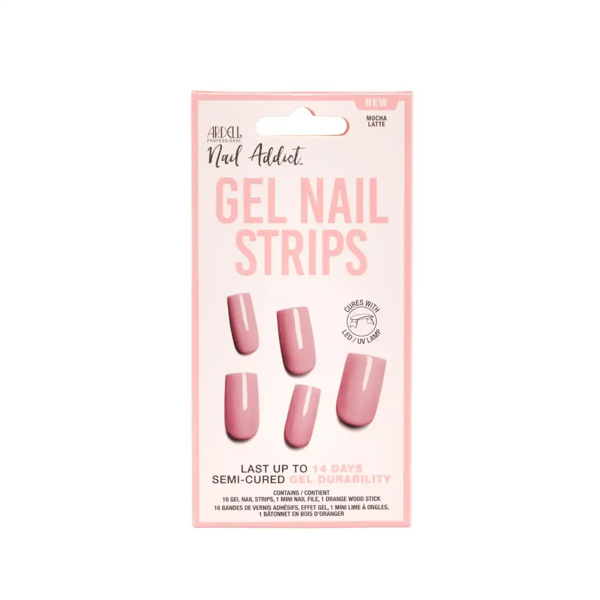 Nail Addict Gel Nail Strips - Mocha Latte